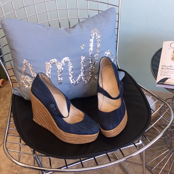 Kenneth Cole Denim Mary Jane Wedge - Picture 4 of 5